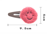 Smiley Plush Clip